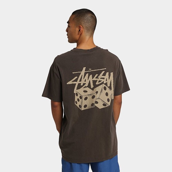 ステューシー ダイス tシャツ 偽物 ロゴ 半袖 3色 sui72157